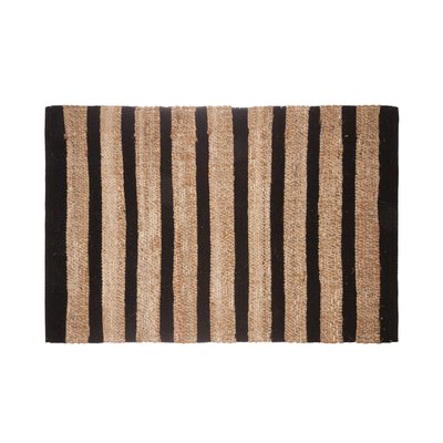 Tapis en jute naturel rayures Box ATMOSPHERA