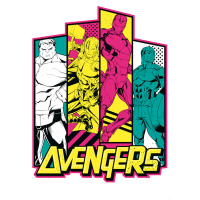 Papier peint Komar - Avengers Flash - 200 x 280 cm HEXOA