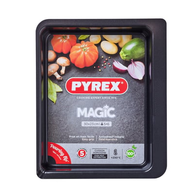 Plaque de cuisson rect métal 30x23 cm Magic PYREX
