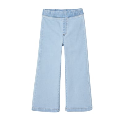 Tregging large en denim VERTBAUDET