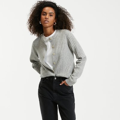 Cardigan, maille à côtes LA REDOUTE COLLECTIONS