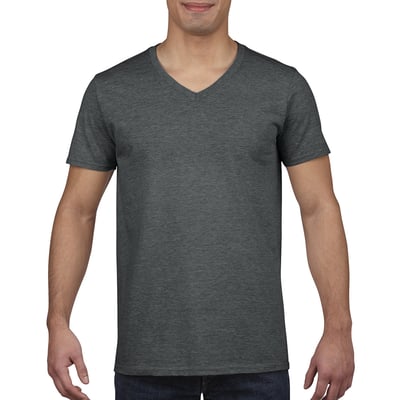 T-shirt manches courtes à col V SOFTSTYLE GILDAN