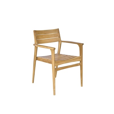 Fauteuil de jardin en teck massif  APRIL BERAH GETAH