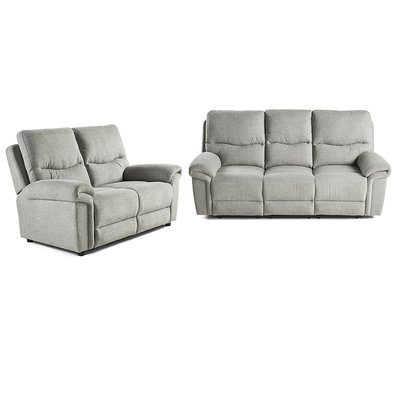 Jasmin - Canapé relax électrique 2 et 3 places - en tissu LISA DESIGN