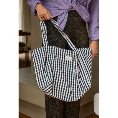 Sac à main en coton imprimé Vichy GABRIELLE PARIS