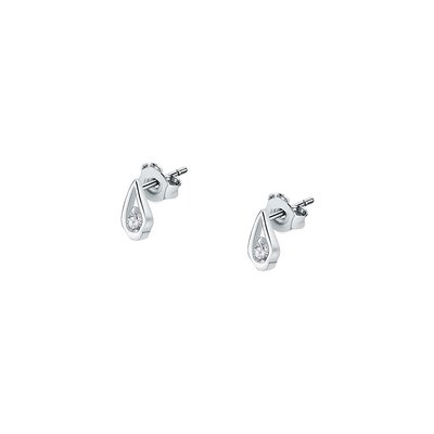 Boucles d'oreilles en argent 925 et oxyde de zirconium CLEOR