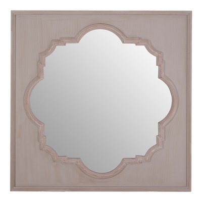 95cm Antique Taupe Framed Wall Mirror SO'HOME