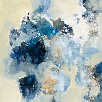 Décoration murale indigo bleu HEXOA