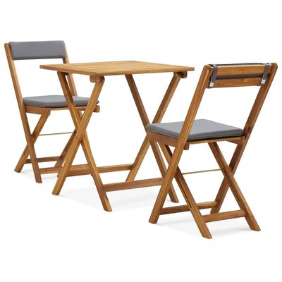 Meuble de bistro pliable avec coussins HOME MAISON
