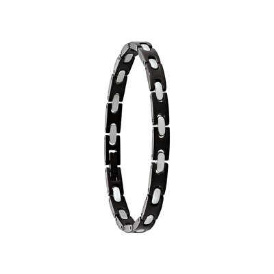DINEMA - Two-tone steel bracelet JOURDAN BIJOUX