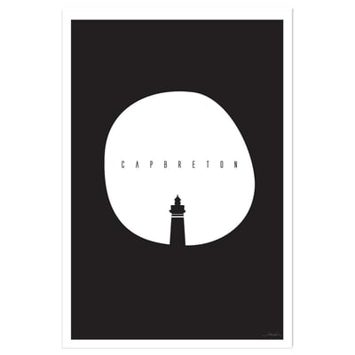 Affiche minimal capbreton HEXOA