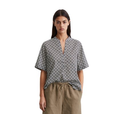 Blouse tunique à motifs regular en voile silky-touch MARC O'POLO