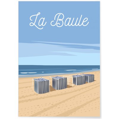 Affiche ville de La Baule 2 L'AFFICHERIE