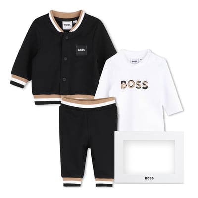 Ensemble pantalon, cardigan et tee-shirt BOSS KIDSWEAR