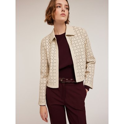 Veste ajourée en tissu enduit MOTIVI