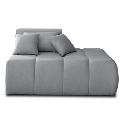 Module d'assise droit en Tissu - CARACAS LISA DESIGN