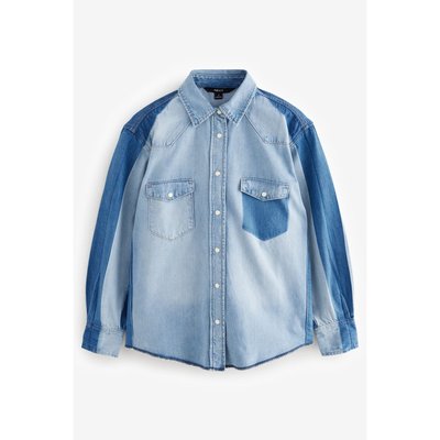 Chemise western ajustée en jean NEXT