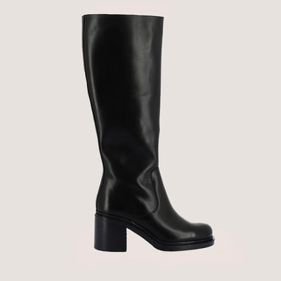 Bottes à talons, en cuir, MARILOU JONAK
