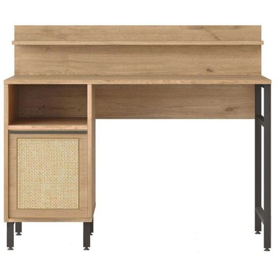Bureau en aggloméré et effet cannage Only HANAH HOME