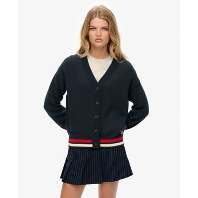 Cardigan ample en maille SUPERDRY