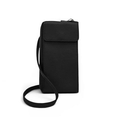 Mini-sac pochette en cuir grainé italien STREET OH MY BAG