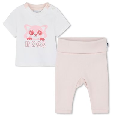 Ensemble t-shirt et legging BOSS KIDSWEAR