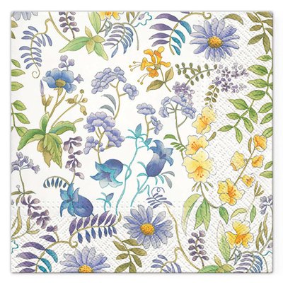 Lot de 20 serviettes en papier Fleurs printanieres DOUCEUR D'INTÉRIEUR