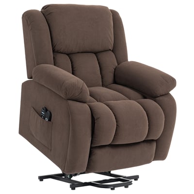 Fauteuil releveur électrique Velours (100% HOMCOM