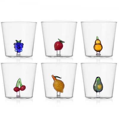 Lot de 6 verres Fruits ICHENDORF
