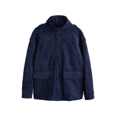 Veste en imitation daim à col cheminée NEXT