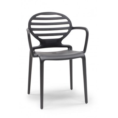 4 Chaises design avec accoudoirs COKKA - Lot de 4 - extérieur et interieur SCAB DESIGN