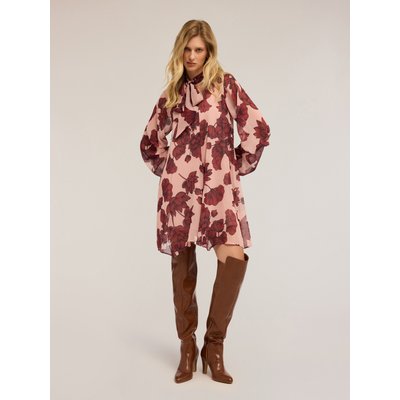 Robe en crêpe à imprimé floral MOTIVI