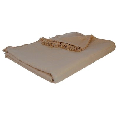 Jeté de lit 230x250 lin coton ATMOSPHERA