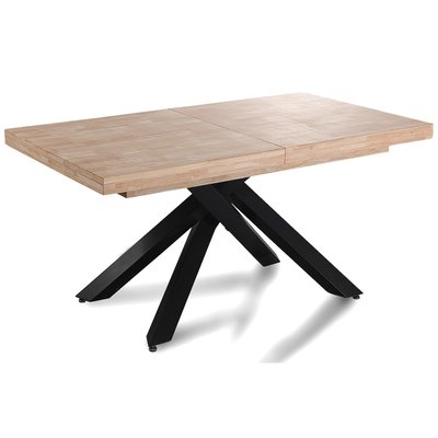 Table de repas extensible en bois et acier - MALANA MATHI DESIGN