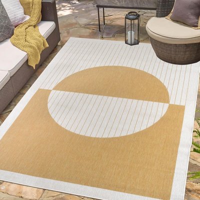 Tapis extérieur, kilim reversible EX1 ENUOM UN AMOUR DE TAPIS