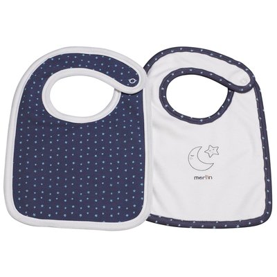 Bavoirs lot de 2 en coton SAUTHON