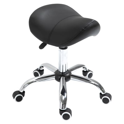 Tabouret de salon Métal Noir HOMCOM