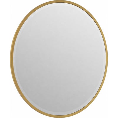 Miroir mural rond à cadre doré RECOLLECTION