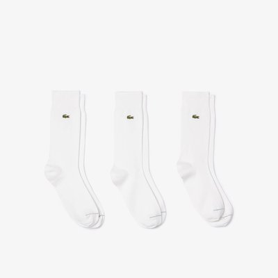 Lot de 3 paires de chaussettes montantes LACOSTE