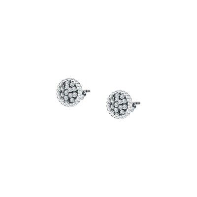 Puces en argent 925 et cristal CLEOR