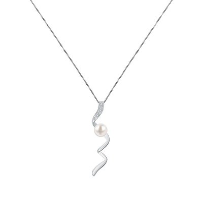Collier en argent 925 et perle de culture CLEOR