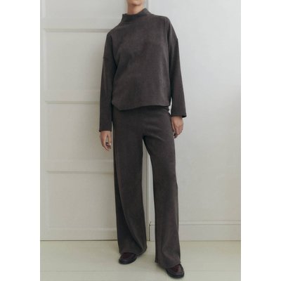 Pantalon velours côtelé taille élastique MANGO