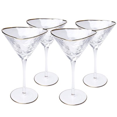 Lot de 4 verres à cocktail, HOMMAGE KARE DESIGN