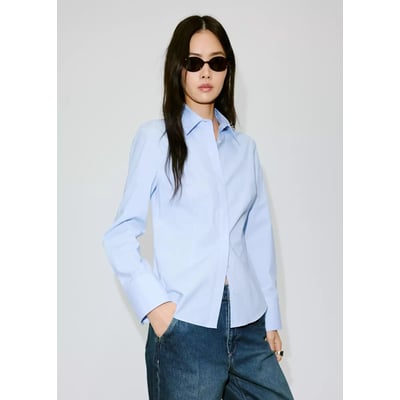 Chemise popeline cintrée MANGO