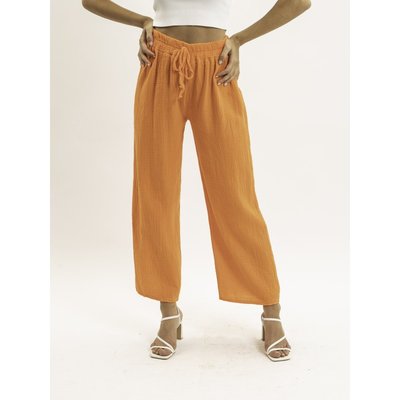 Pantalon Fluide Gaze De Coton Ebertine DONA LISA
