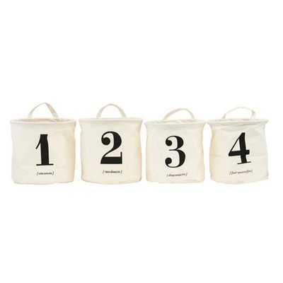 Lot de 4 paniers 1234 HOUSE DOCTOR