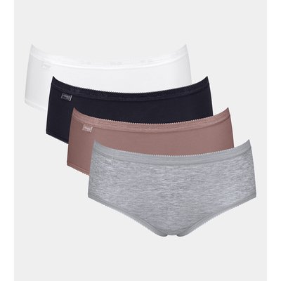 Lot de 3 + 1 gratuit Slips Midi Basic+ SLOGGI