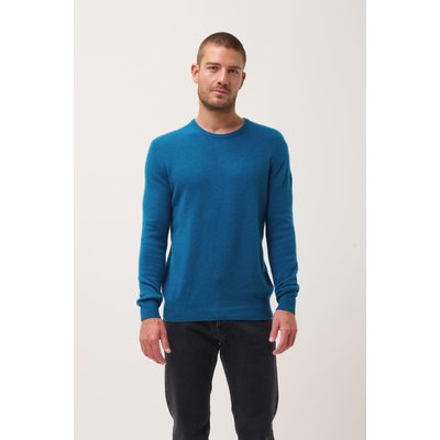 Pull Col Rond 4 Fils Paon Gabin JUST CASHMERE