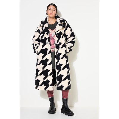 Manteau en polaire bouclée. Motif STUDIO UNTOLD