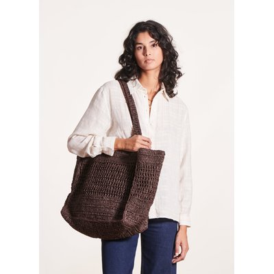 Sac cabas raphia LA FEE MARABOUTEE